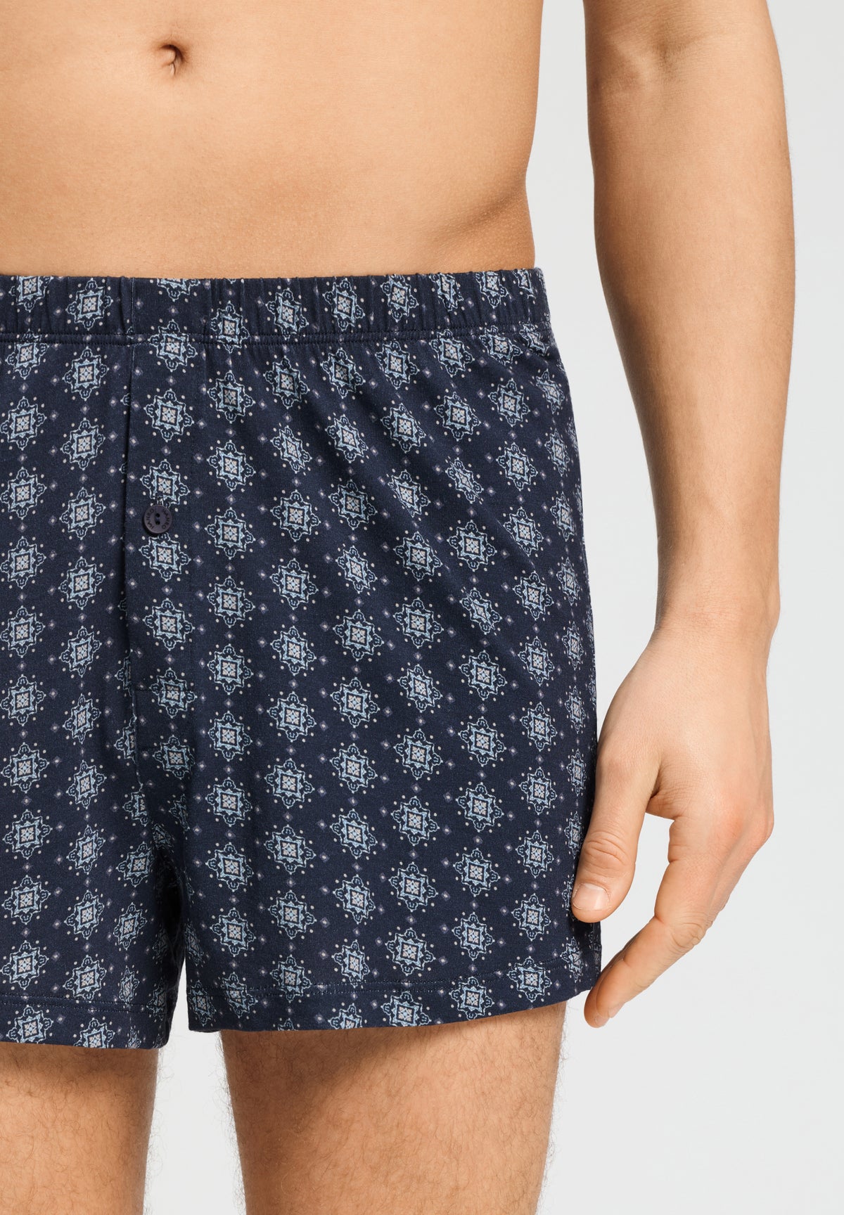 Cotton Sporty Boxers Single Jersey | Celestial Night 73507-3120