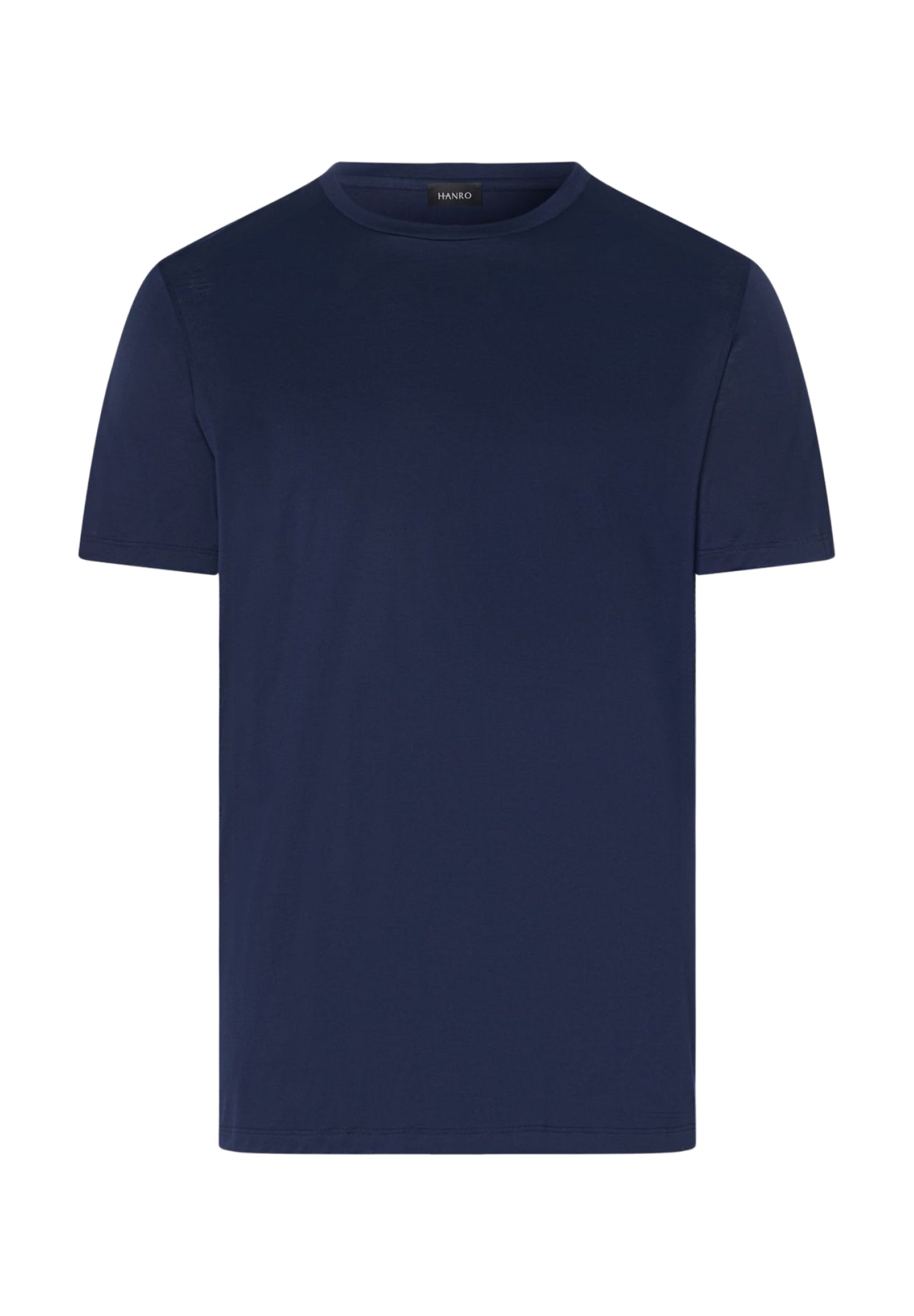 Cotton Sporty Crew Neck Cotton T-Shirt | Deep Navy 73511-1610