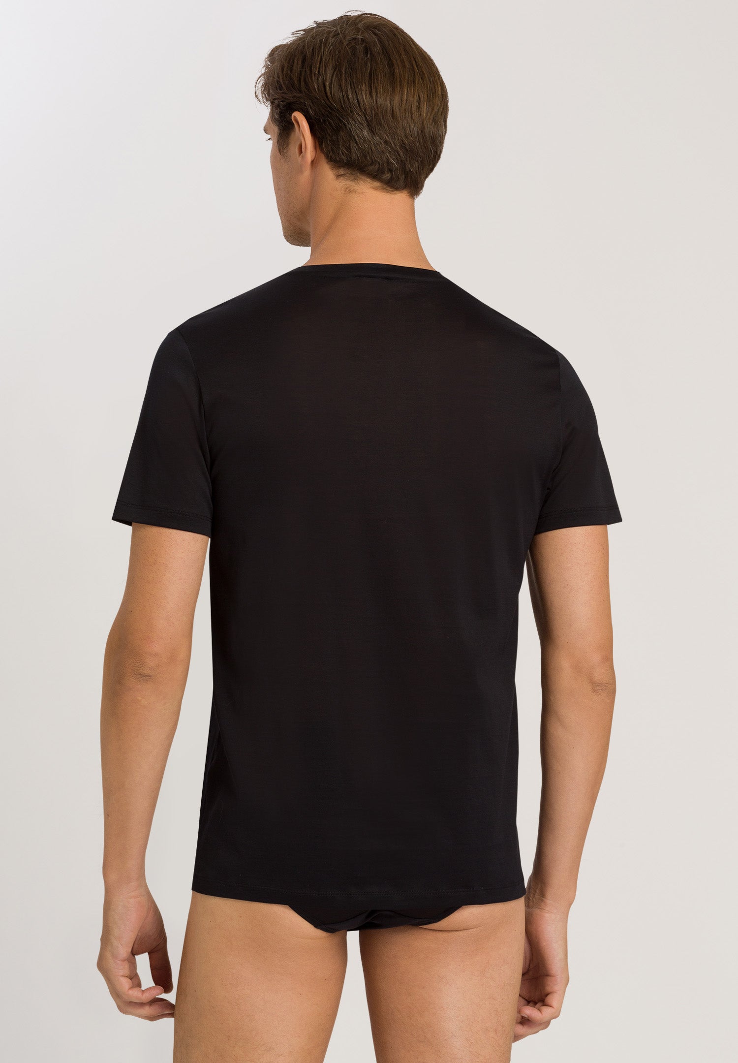 73511 Cotton Sporty Crewneck T-Shirt - 199 Black
