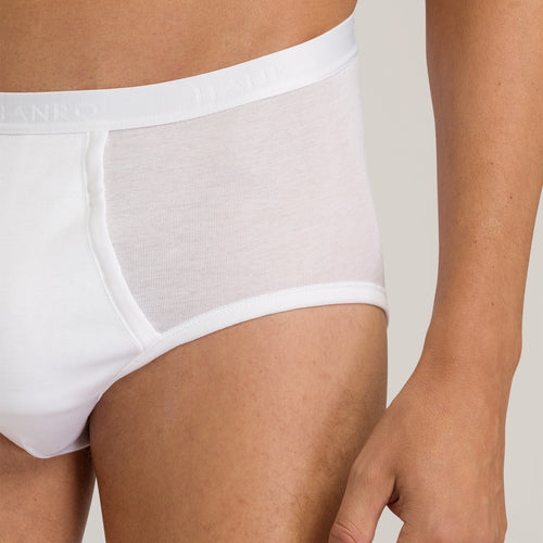 73630 Cotton Pure Full Brief With Fly - 101 White