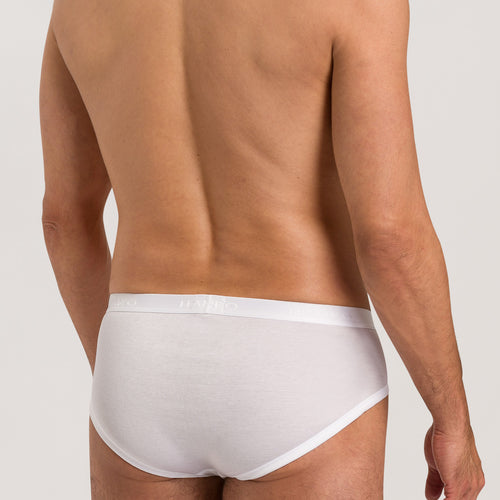 73633 Cotton Pure High Leg Brief - 101 White