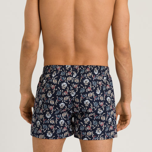 74013 Fancy Woven Boxer - 1248 Navy Botany Print