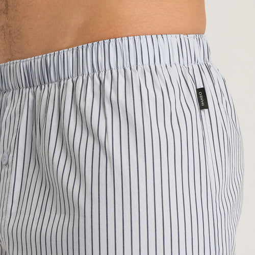 74013 Fancy Woven Boxer - 1249 Light Grey Stripe