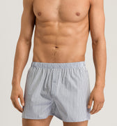 74013 Fancy Woven Boxer - 1249 Light Grey Stripe