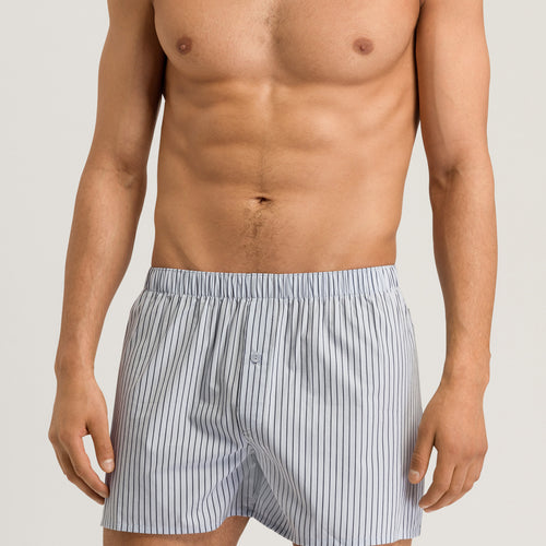 74013 Fancy Woven Boxer - 1249 Light Grey Stripe