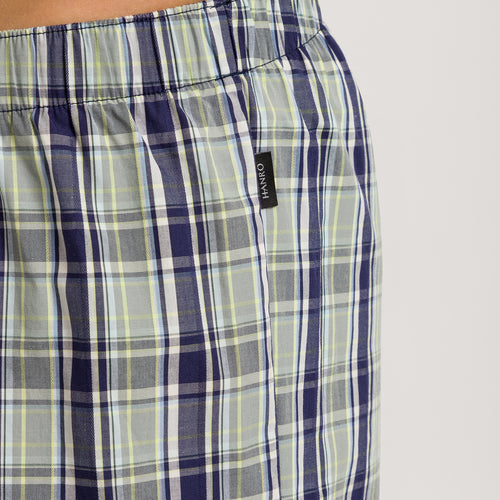 74013 Fancy Woven Boxer - 2873 Green Check