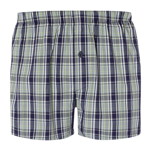 74013 Fancy Woven Boxer - 2873 Green Check