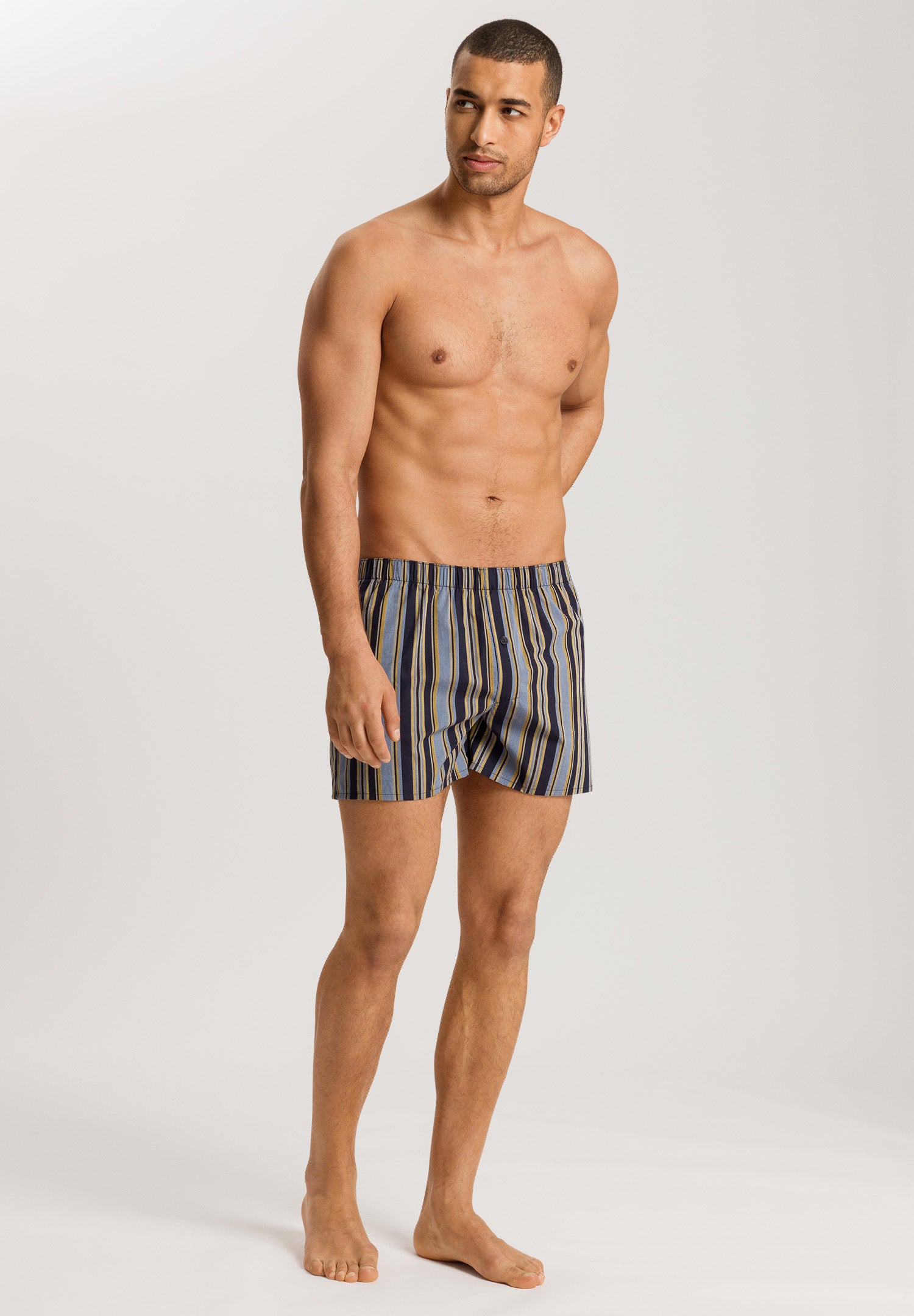 74013 Fancy Woven Boxer - 2886 Ocean Stripe