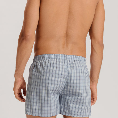 Fancy Woven Boxer | Sea Breeze Check 74013-3017