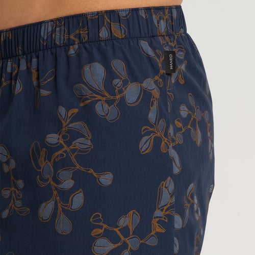 Fancy Woven Boxer | Navy Ink Leaves 74013-3033