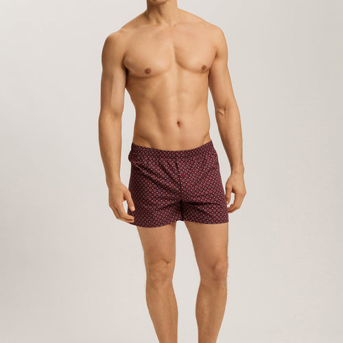 Fancy Woven Boxer | Red Gems Print 74013-3036