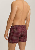 Fancy Woven Boxer | Red Gems Print 74013-3036