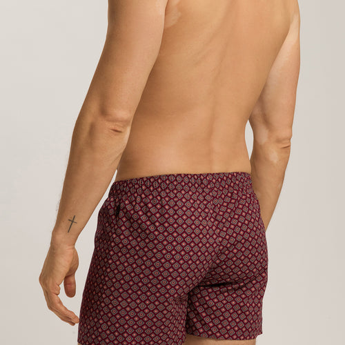 Fancy Woven Boxer | Red Gems Print 74013-3036