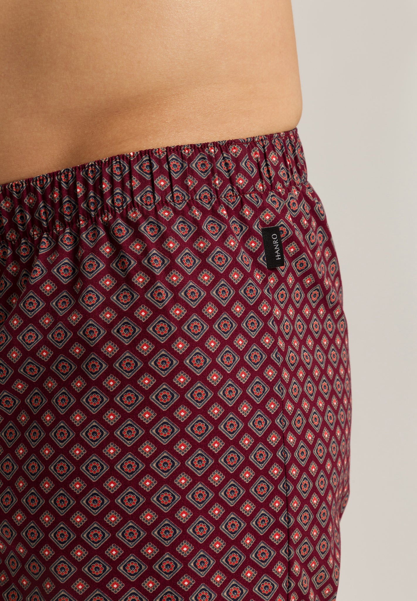 Fancy Woven Boxer | Red Gems Print 74013-3036