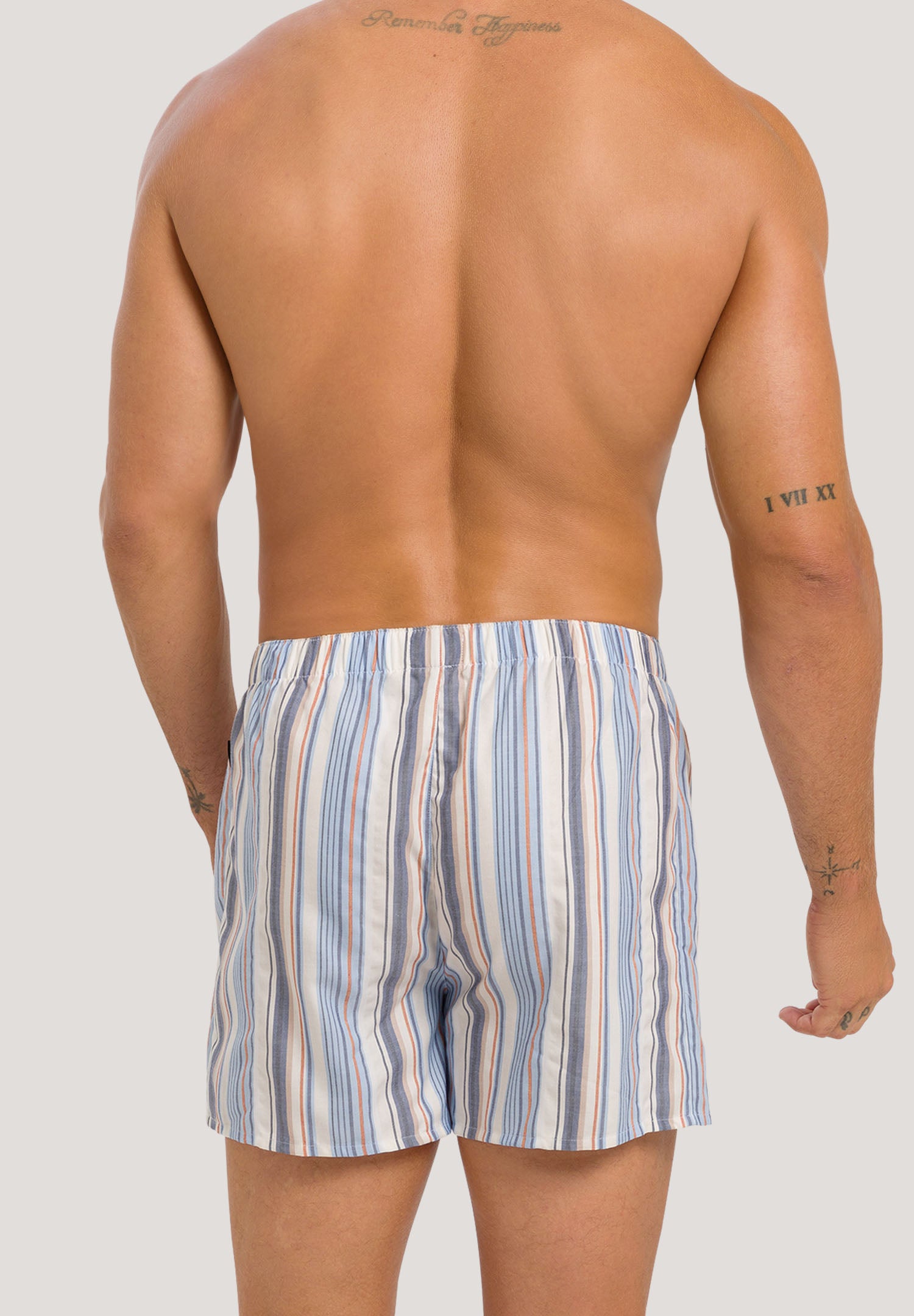 74017 Fancy Woven BOXER - 2875 Canvas Stripe