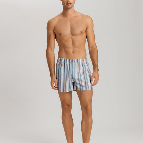 Fancy Woven Boxer | Atlantic Stripe 74017-3016