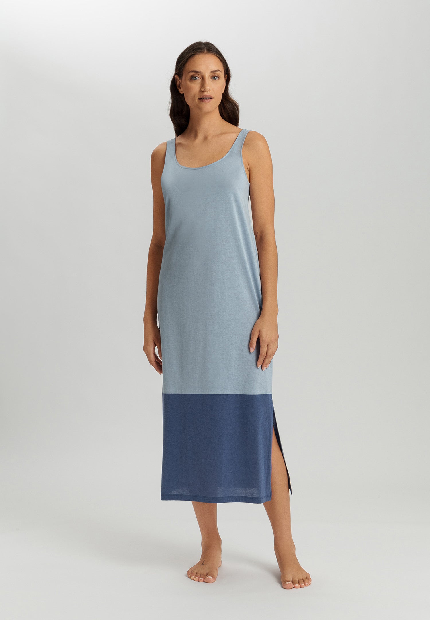 Laura Long Tank Gown | Sea Breeze 74261-2622