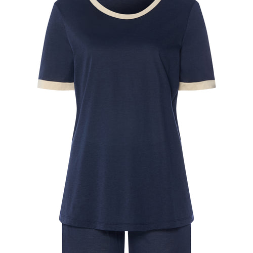 Laura Cotton Blend Pajama Set | Deep Navy 74262-1610