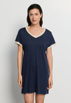 Laura S/Slv Nightdress 85cm | Deep Navy 74264-1610