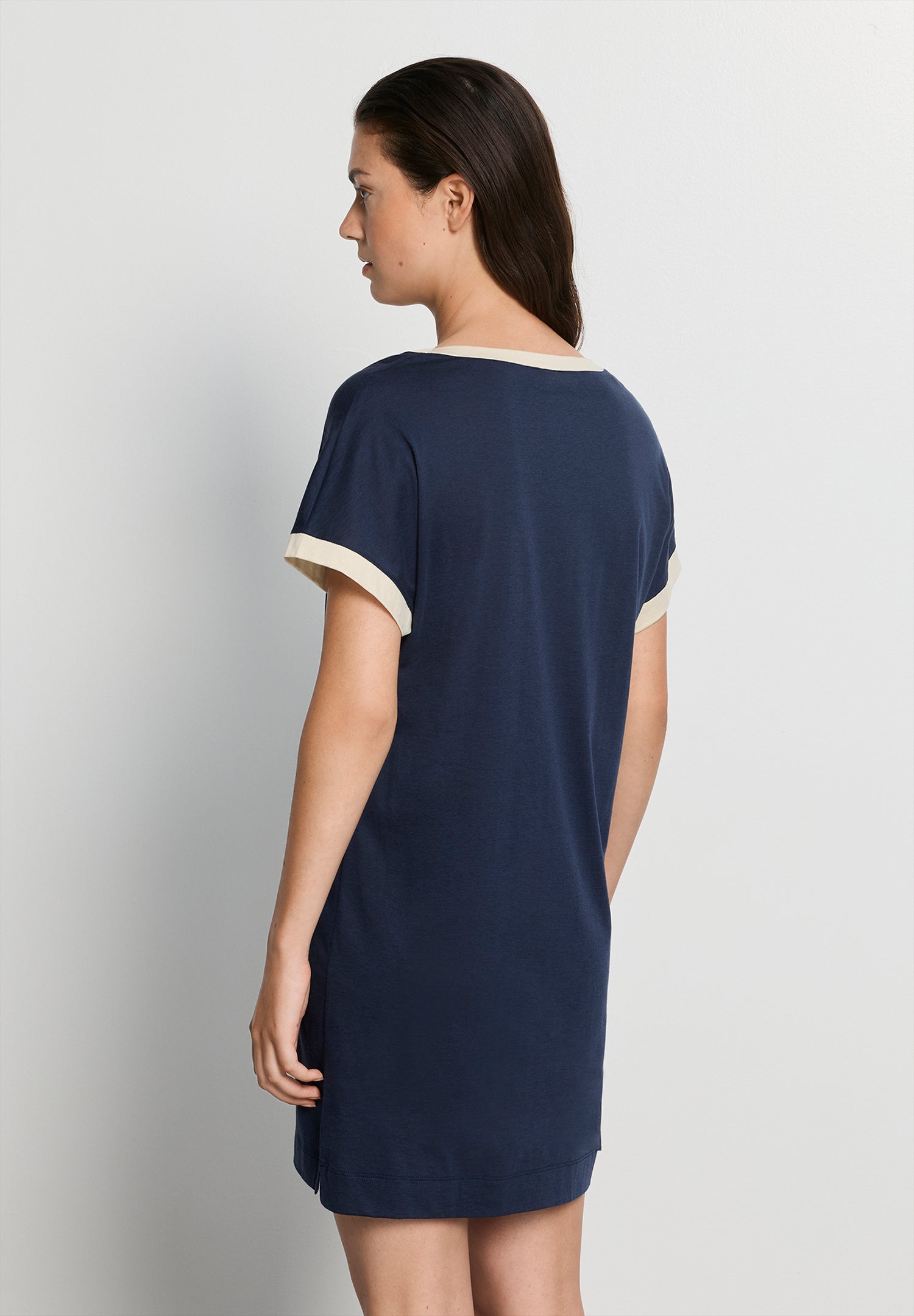 Laura S/Slv Nightdress 85cm | Deep Navy 74264-1610