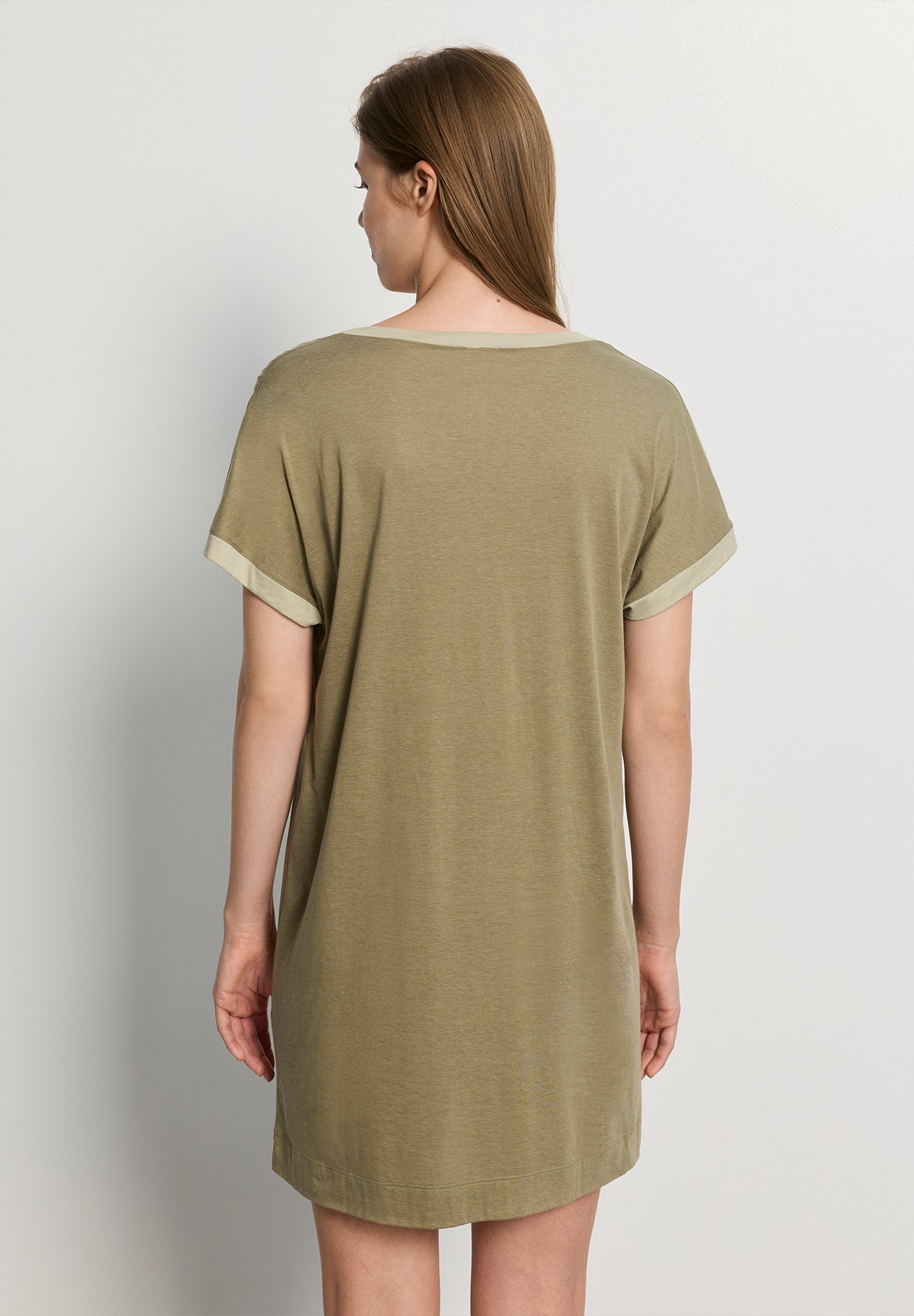 Laura S/Slv Nightdress 85cm | Covert Green 74264-2727