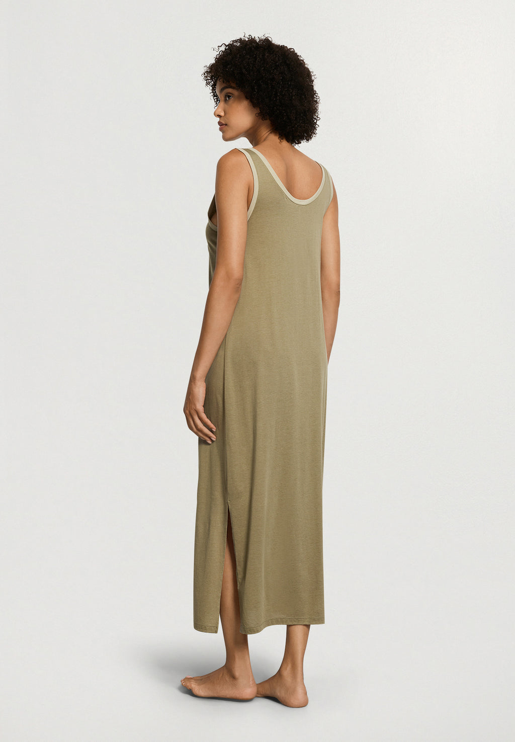Laura Sleeveless Nightdress 130cm | Covert Green 74265-2727