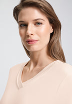 Tyra S/Slv Gown 100cm | Creamy Glass 74694-2324