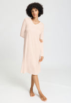 Tyra L/Slv Gown 110cm | Creamy Glass 74695-2324