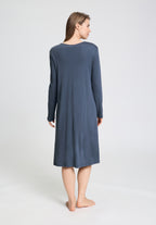 Tyra L/Slv Gown 110cm | Vintage Indigo 74695-2617