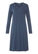 Tyra L/Slv Gown 110cm | Vintage Indigo 74695-2617