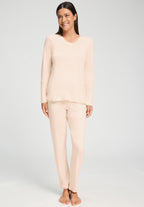 Tyra L/Slv Pajama | Creamy Glass 74696-2324