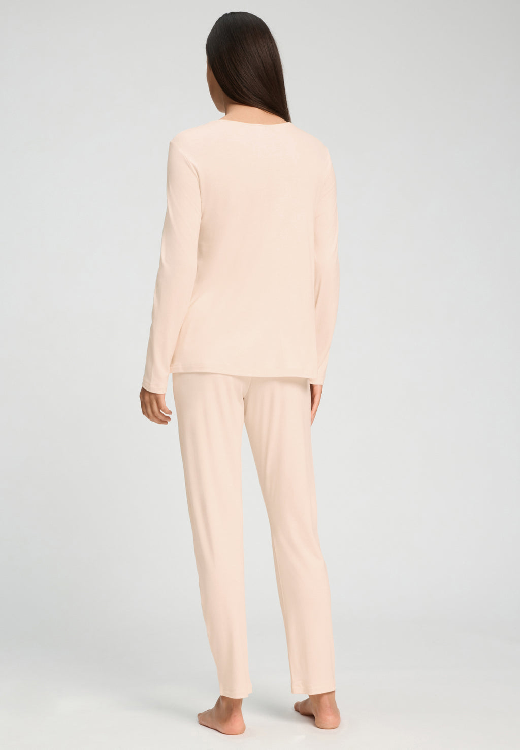 Tyra L/Slv Pajama | Creamy Glass 74696-2324