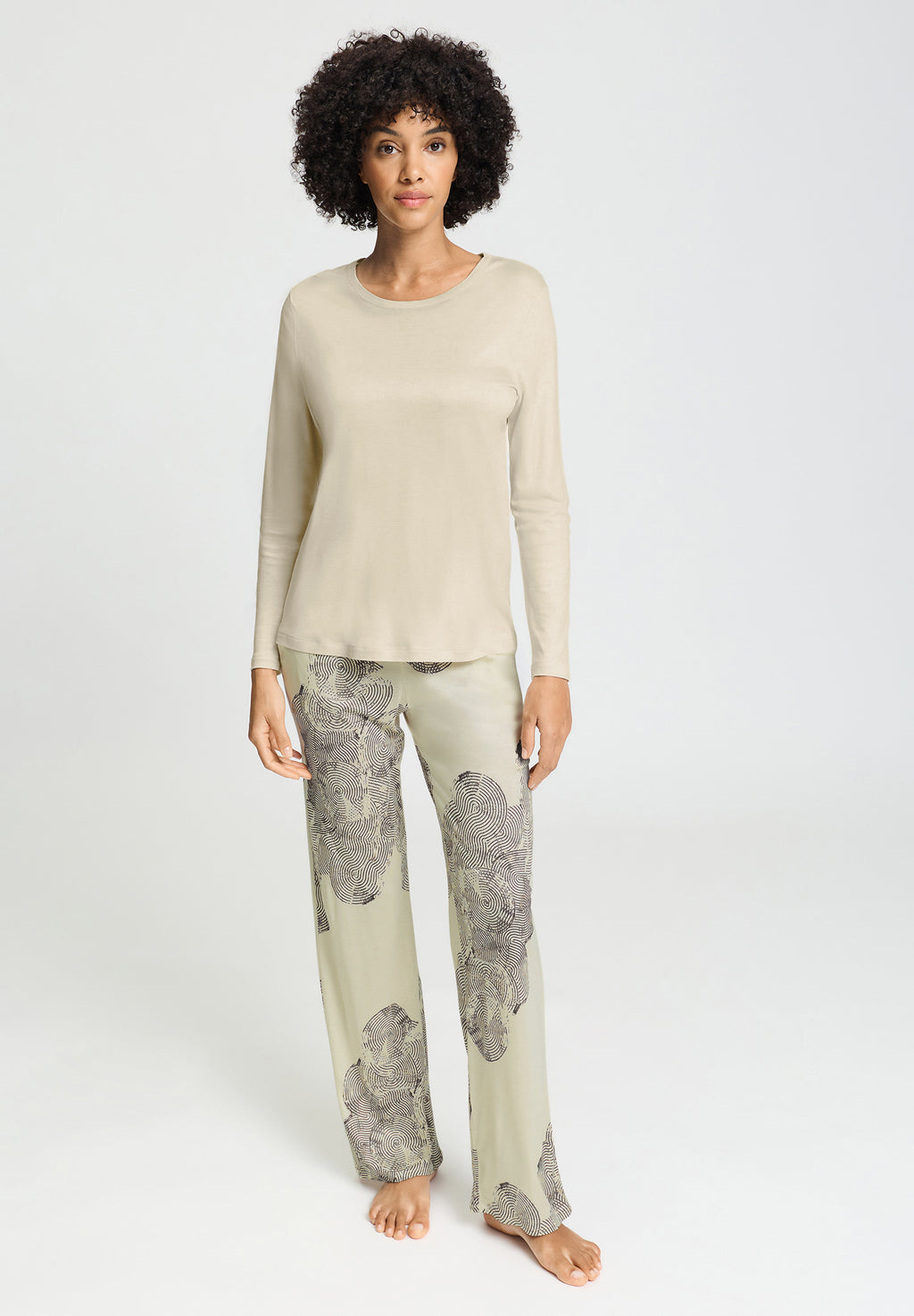 Tania L/Slv Shirt | Creamy Silk 74698-2817