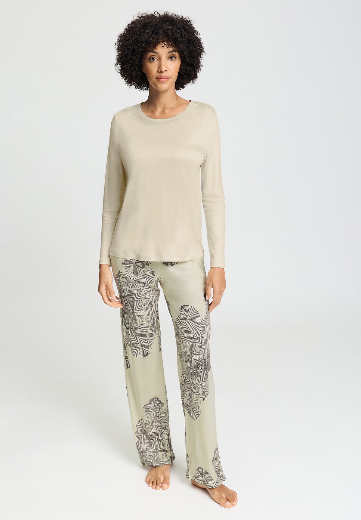 Tania L/Slv Shirt | Creamy Silk 74698-2817