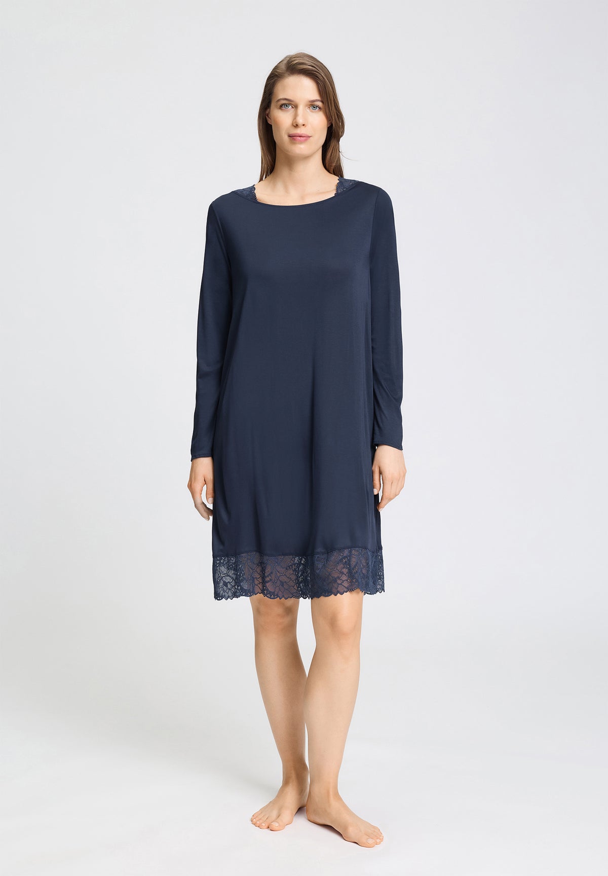 Azelia L/Slv Gown 100cm | Deep Navy 74703-1610