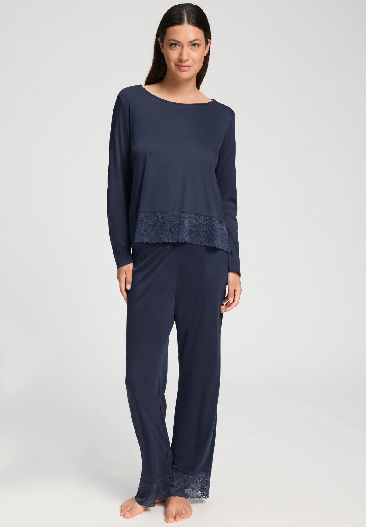 Azelia L/Slv Pajama | Deep Navy 74704-1610