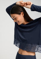 Azelia L/Slv Pajama | Deep Navy 74704-1610