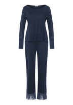 Azelia L/Slv Pajama | Deep Navy 74704-1610