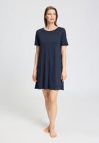 Pilar S/Slv Gown 95cm | Deep Navy 74706-1610