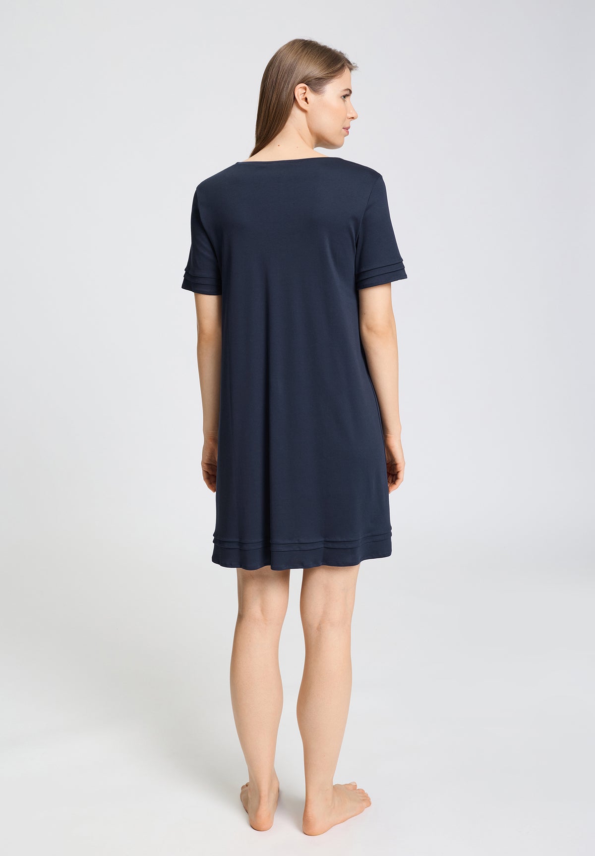 Pilar S/Slv Gown 95cm | Deep Navy 74706-1610