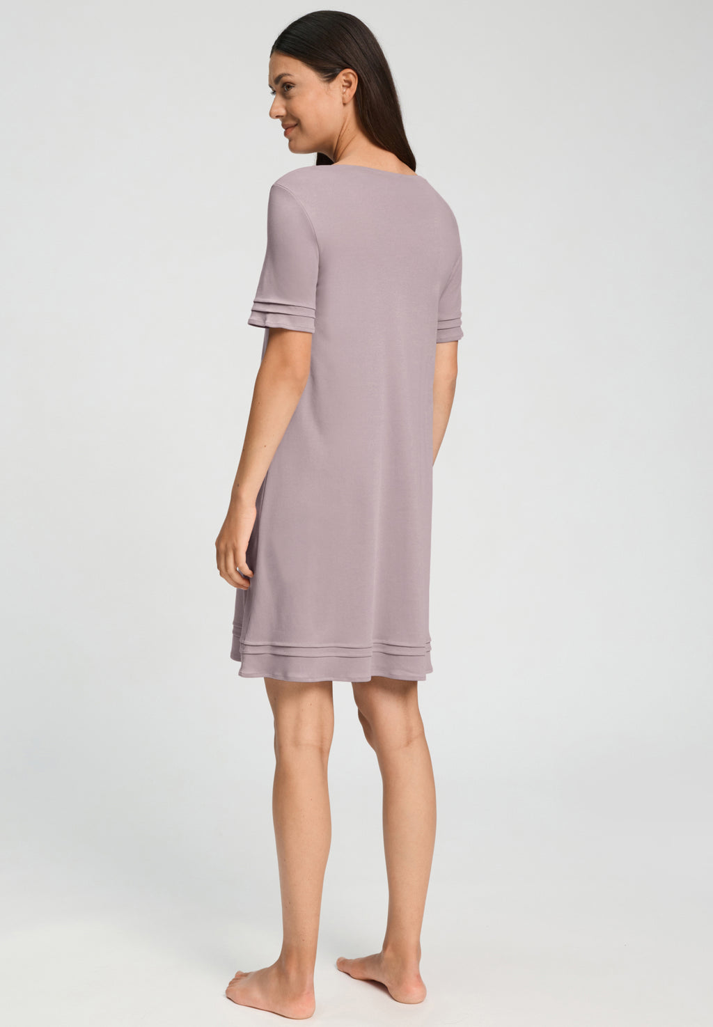 Pilar S/Slv Gown 95cm | Stormy Rose 74706-2467