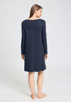 Pilar L/Slv Gown 100cm | Deep Navy 74707-1610
