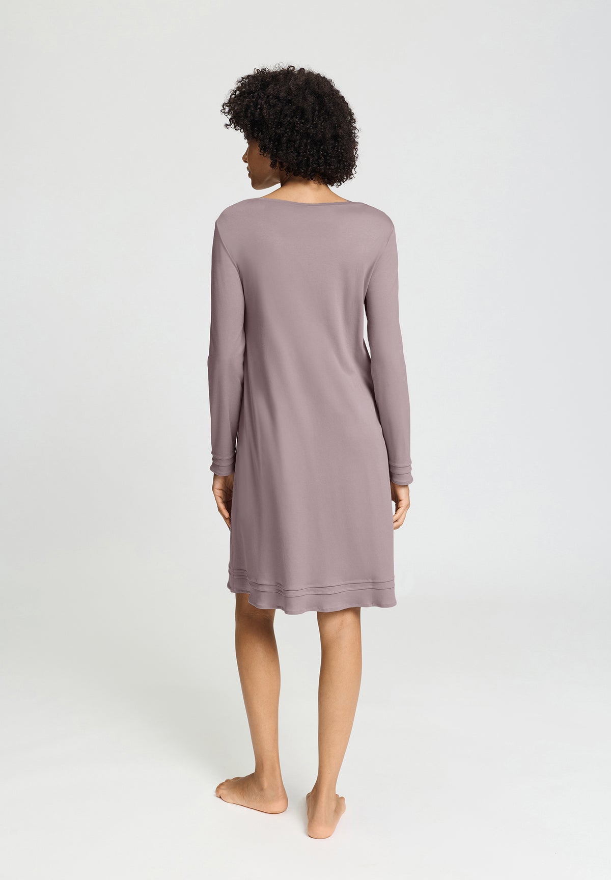 Pilar L/Slv Gown 100cm | Stormy Rose 74707-2467