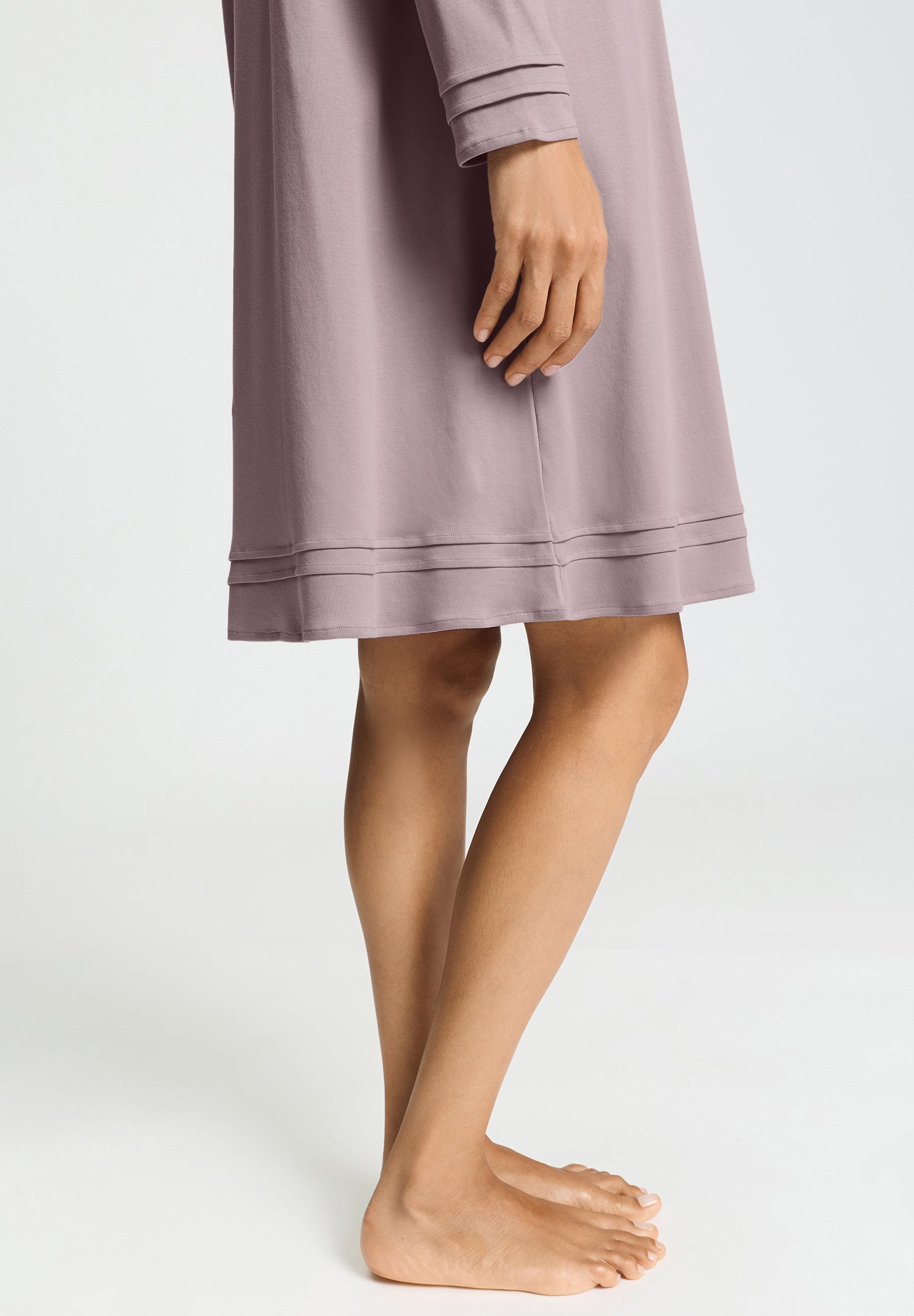 Pilar L/Slv Gown 100cm | Stormy Rose 74707-2467