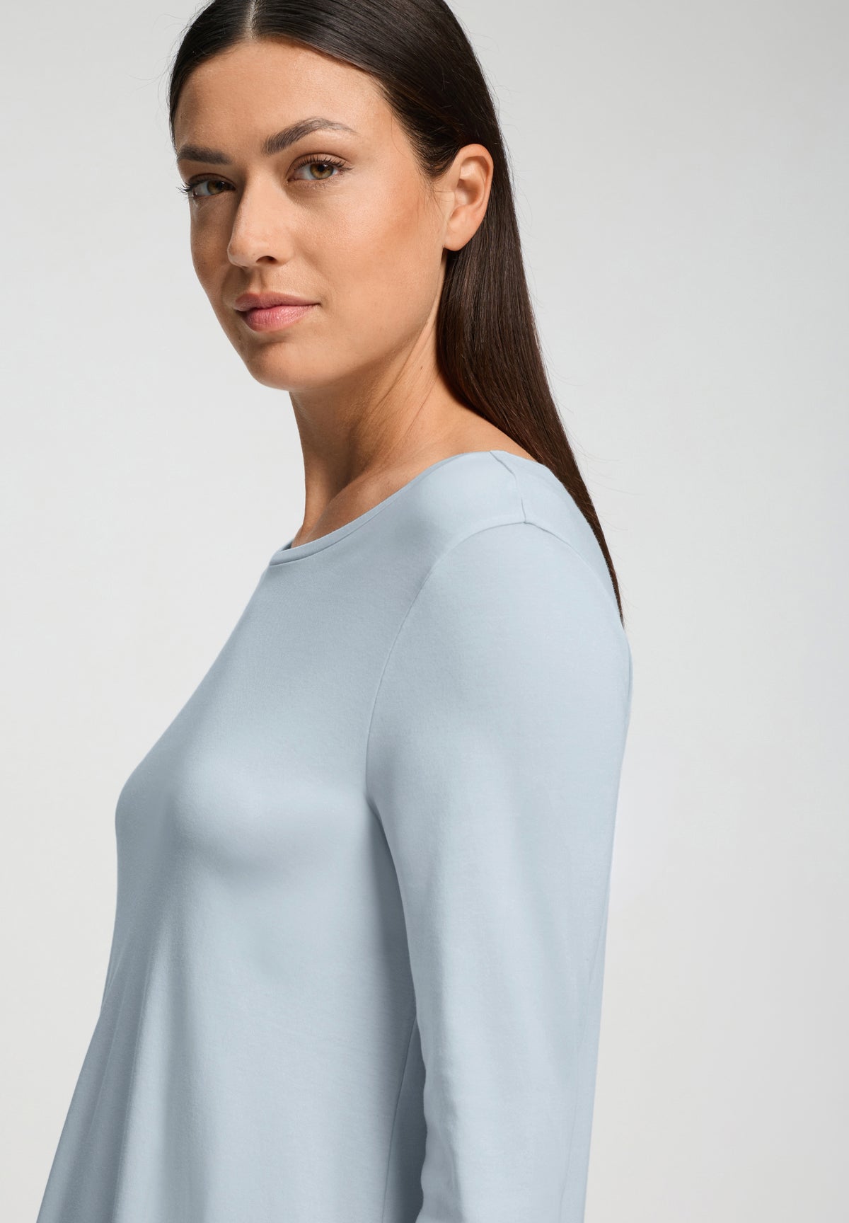 Pilar L/Slv Gown 100cm | Pastel Sky 74707-2582