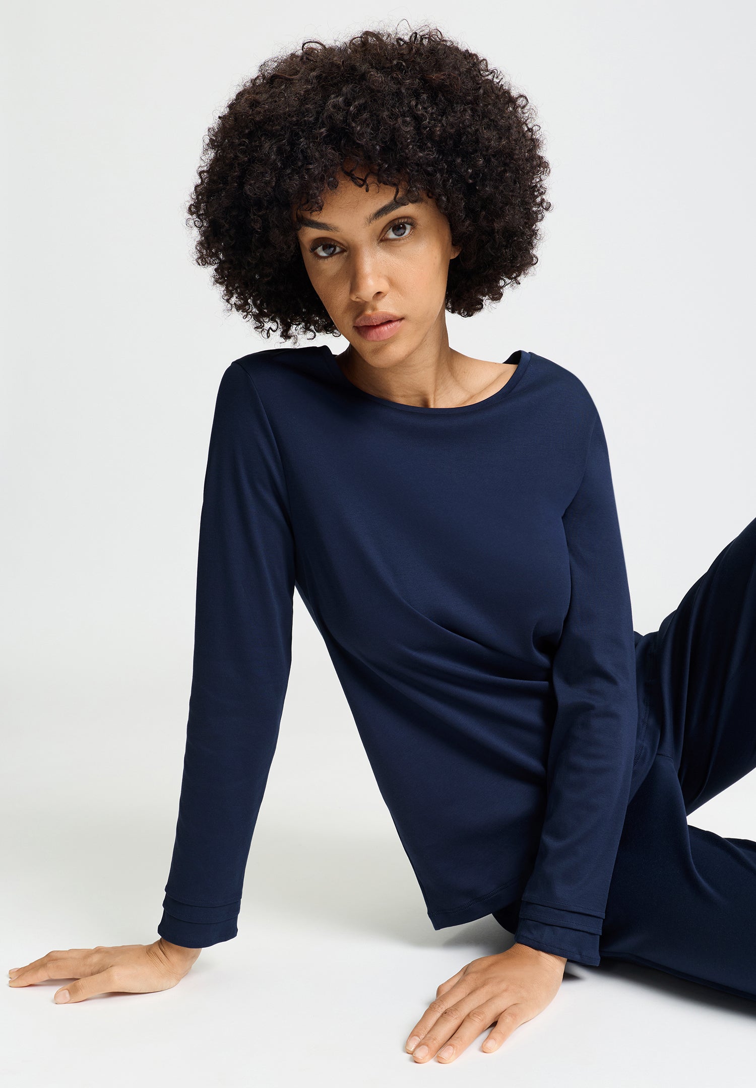 Pilar L/Slv Pajama | Deep Navy 74708-1610