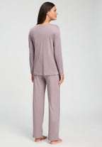 Pilar L/Slv Pajama | Stormy Rose 74708-2467