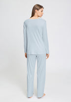 Pilar L/Slv Pajama | Pastel Sky 74708-2582
