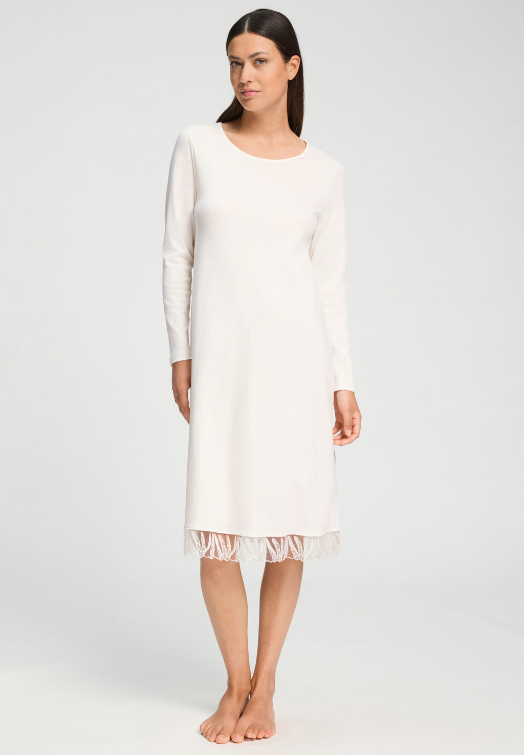 Rosaria L/Slv Gown 110cm | Off White 74712-102