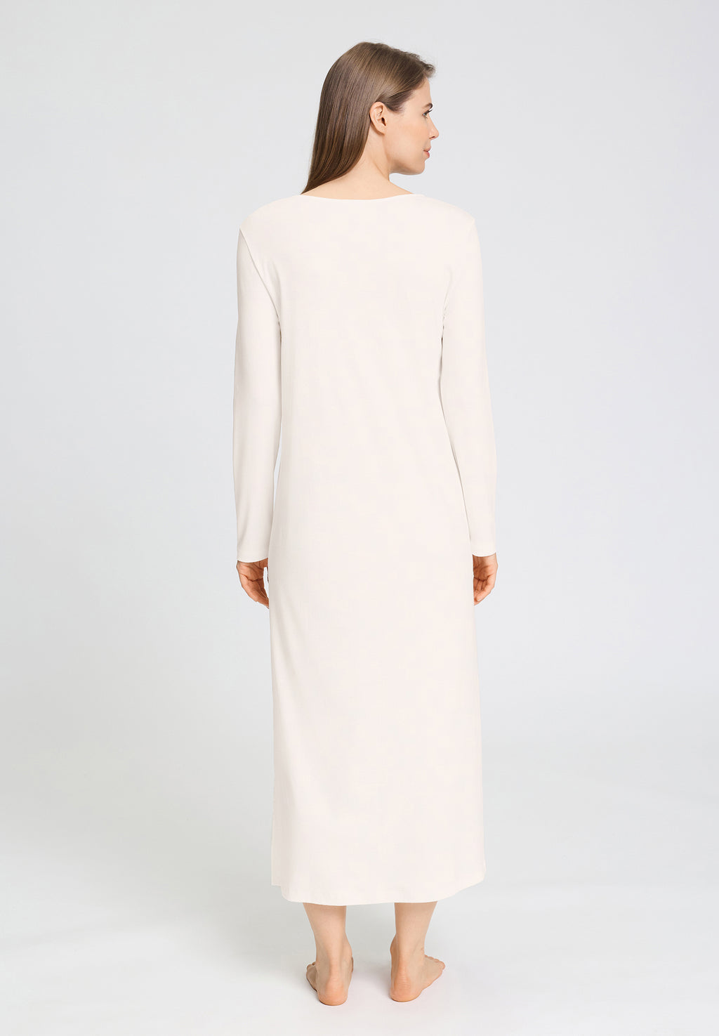 Rosaria L/Slv Gown 130cm | Off White 74713-102